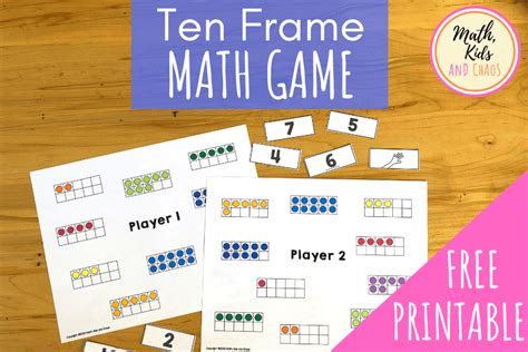 20 Frame Math Game Grandmalizzieshouse Com 20 Frames Math - 20 Frames Math