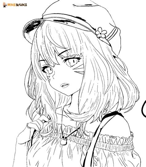20 Free Anime Girl Coloring Pages In 2024 Coloring Pages For Girls Cute - Coloring Pages For Girls Cute