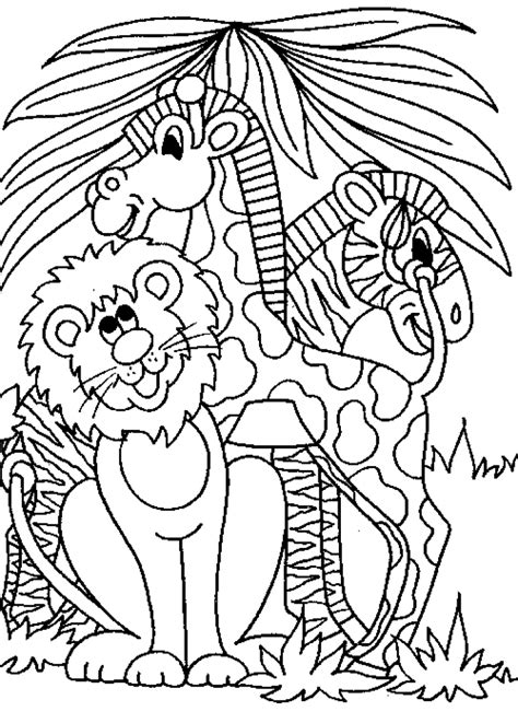 20 Free Printable Jungle Coloring Pages Jungle Themed Coloring Pages - Jungle Themed Coloring Pages