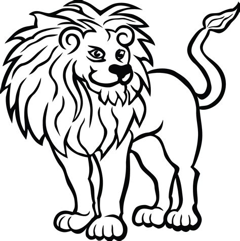 20 Free Printable Lion Coloring Pages Everfreecoloring Com Lions And Tigers Coloring Pages - Lions And Tigers Coloring Pages