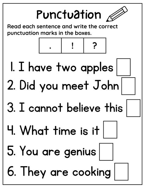 20 Free Printable Punctuation Worksheets First Grade Spring Punctuations Worksheet - First Grade Spring Punctuations Worksheet