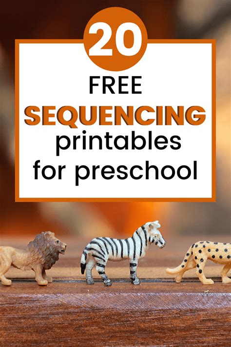 20 Free Printable Sequencing Cards For Preschoolers Homeschool Preschool Sequencing Worksheets - Preschool Sequencing Worksheets