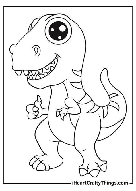 20 Free Super Cute Dinosaur Coloring Pages For Cute Dinosaur Coloring Pages - Cute Dinosaur Coloring Pages