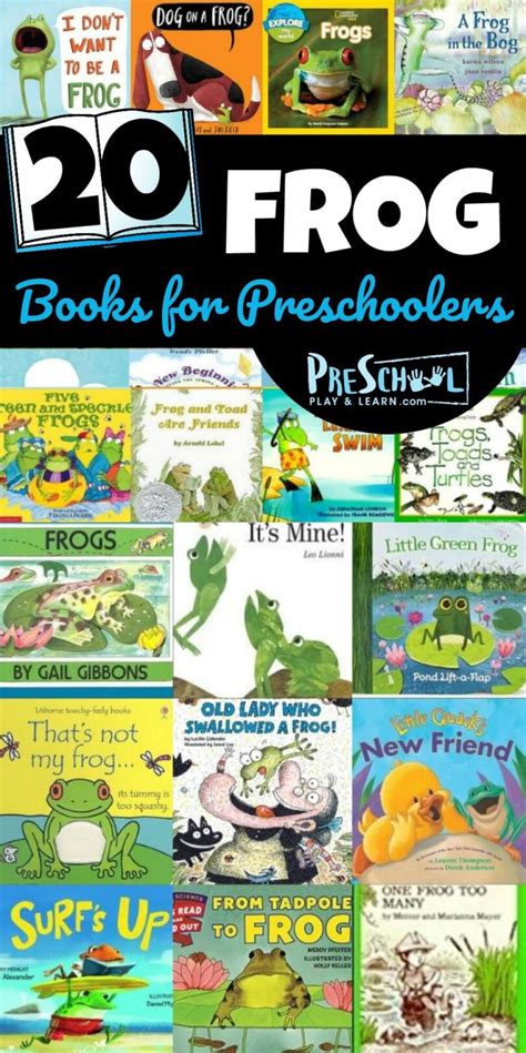 20 Frog Books For Preschool Preschool Play And Frogs Kindergarten - Frogs Kindergarten
