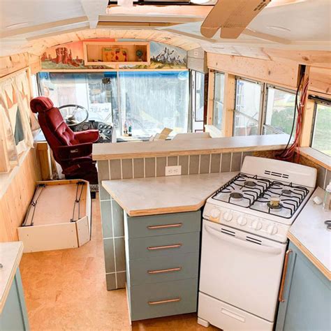 For Rachel and Joel Binkerd, the key to financial freedom—and the ability to travel year-round—is the 264-square-foot 1998 Bluebird International bus they call Binks Tube. The duo found their skoolie, which had been converted from a bus to a tiny home on an HGTV network show, on Facebook Marketplace for $29,000.. 
