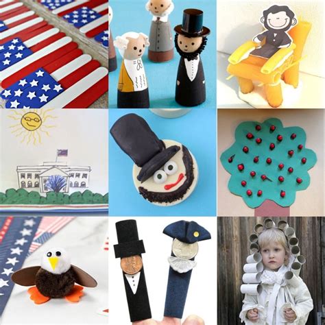 20 Fun Presidents Day Crafts For Kids Little President Kindergarten - President Kindergarten