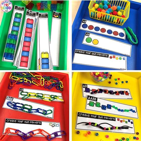 20 Hands On Pattern Activities For Preschoolers And Patterns To Colour In For Kids - Patterns To Colour In For Kids