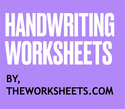 20 Handwriting Worksheets And Search Destinations Practice Handwriting Worksheets For First Grade - Handwriting Worksheets For First Grade