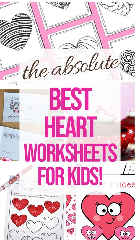 20 Heart Worksheets For Kids 3 Boys And Adding Hearts Worksheet Kindergarten - Adding Hearts Worksheet Kindergarten