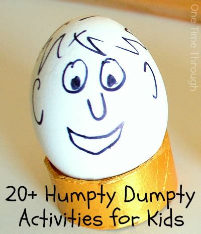 20 Humpty Dumpty Inspired Activities One Time Through Humpty Dumpty Science - Humpty Dumpty Science