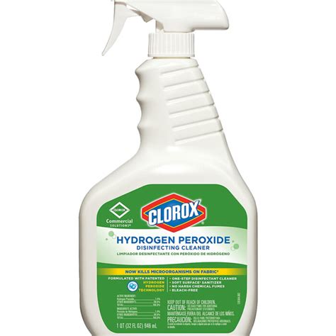 20 hydrogen peroxide.  Hydrogen peroxide disinfecting cleaner features a highly versatile de...