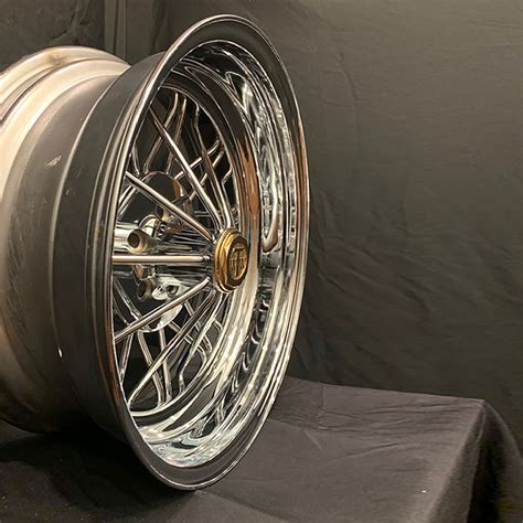 P rice: $1,200.00 each or $4,800.00 for a set of four.. Package includes four 15x6 inch all chrome Truespoke ® wire wheels.. Four correct size, American Classic or other brand, whitewall tires. Includes four Buick center caps of your choice. Precision mounting and balancing. We can also supply BFG, Coker, Goodyear, Firestone and other brands of tires at extra cost.. 