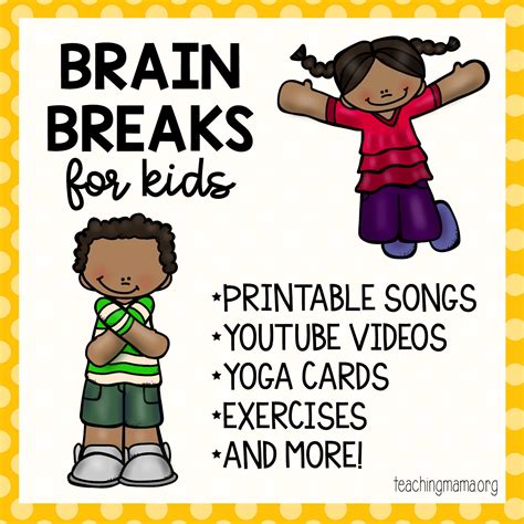 20 Kindergarten Brain Breaks To Get The Wiggles Kindergarten Brain Teasers - Kindergarten Brain Teasers