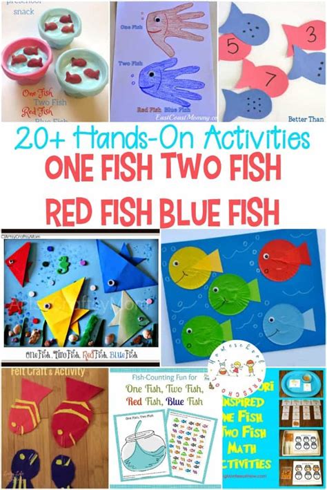20 Low Prep One Fish Two Fish Red Fish Science Activities For Preschoolers - Fish Science Activities For Preschoolers
