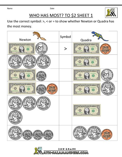 20 Money Worksheets For 3rd Grade Desalas Template Money Worksheets For 3rd Grade - Money Worksheets For 3rd Grade