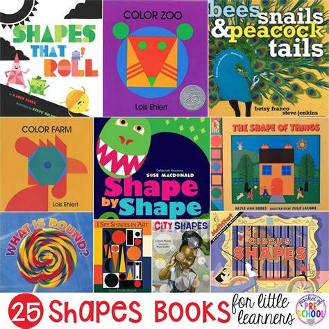 20 Of The Best Shape Books For Preschoolers Books About Shapes For Kindergarten - Books About Shapes For Kindergarten