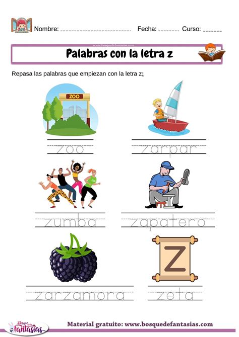 20 Palabras Con Z