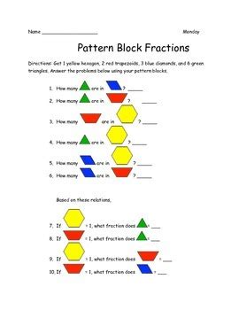 20 Pattern Block Fraction Worksheets Pattern Blocks Worksheet 3rd Grade - Pattern Blocks Worksheet 3rd Grade