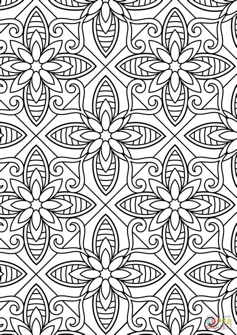20 Pattern Coloring Pages Free Pdf Printables Patterns To Colour In For Kids - Patterns To Colour In For Kids