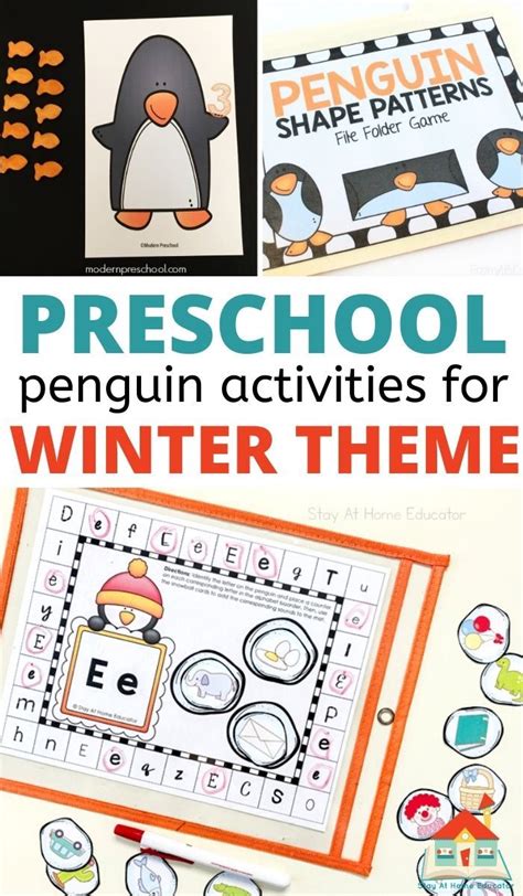 20 Penguin Printables For Preschoolers Stay At Home Penguin Math Worksheet - Penguin Math Worksheet