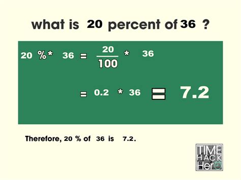 20 Percent Of 36