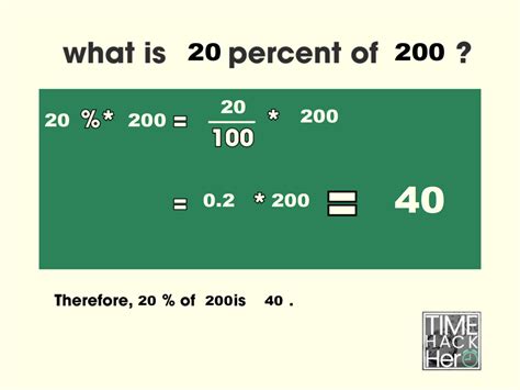 20 Percent Of 40