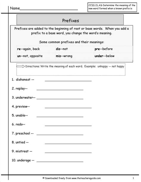20 Prefix Worksheet 4th Grade Worksheet From Home Prefix Grade 4 Worksheet - Prefix Grade 4 Worksheet