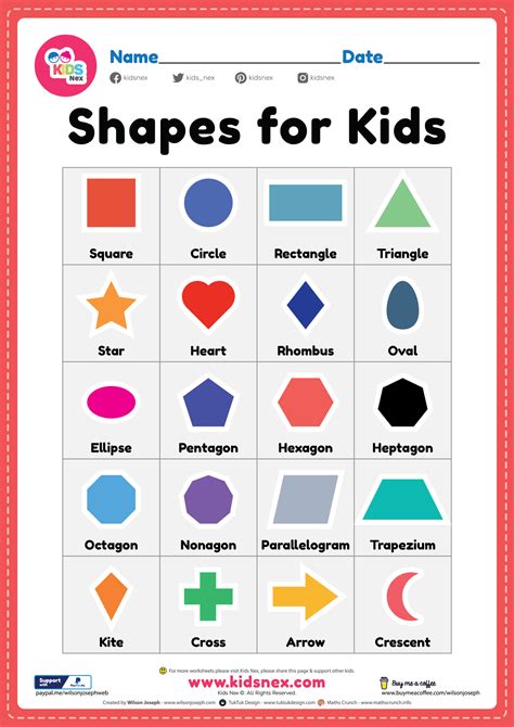 20 Printable Kindergarten Shapes Worksheets Amp Activities Teaching Shapes  Kindergarten Worksheet - Teaching Shapes, Kindergarten Worksheet