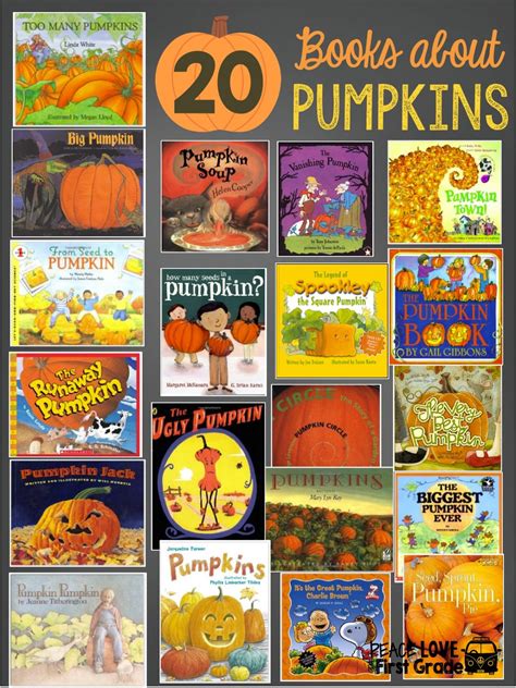 20 Pumpkin Books For Kids Peace Love And Pumpkin Books For First Grade - Pumpkin Books For First Grade