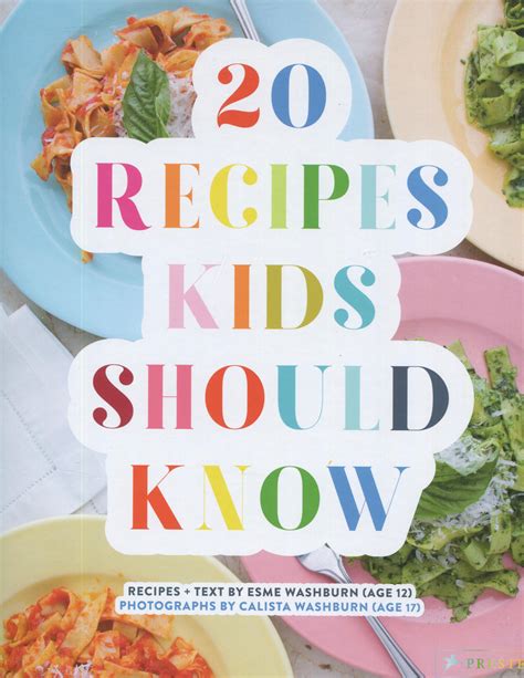 20 Recipes Kids Should Know Cookbook Giveaway Our Kindergarten Cookbook - Kindergarten Cookbook