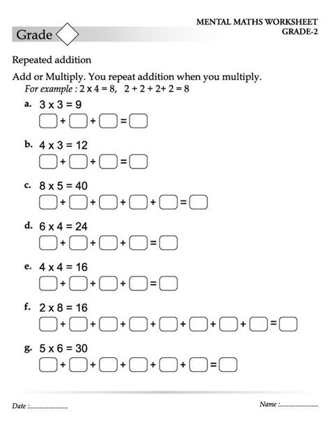 20 Repeated Addition Worksheets 3rd Grade Repeated Addition Worksheets For 2nd Grade - Repeated Addition Worksheets For 2nd Grade