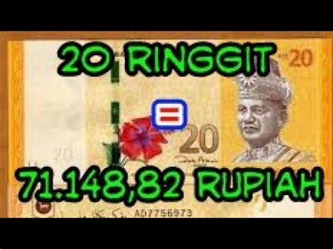 20 ringgit berapa rupiah | Tm kim bi vit Nilai 10 ribu