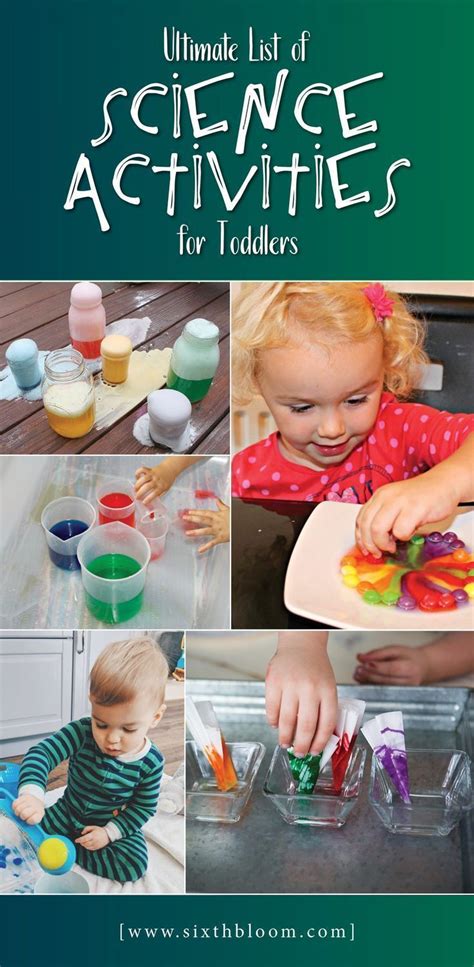 20 Science Activities For Toddlers And Preschoolers Toddler Science Activities - Toddler Science Activities