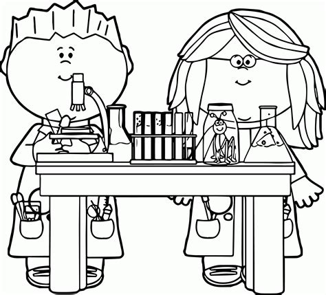 20 Science Coloring Pages Free Pdf Printables Science Tools Coloring Page - Science Tools Coloring Page