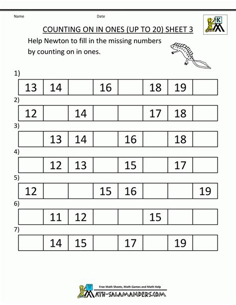 20 Sequence Worksheets 2nd Grade Number Sequence Worksheets Grade 7 - Number Sequence Worksheets Grade 7