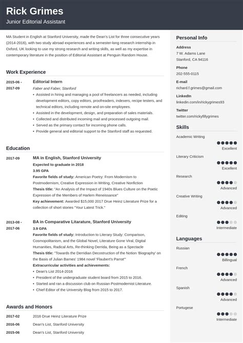 20 Student Resume Examples Amp Templates For All How To Make A Resume For A College Student - How To Make A Resume For A College Student
