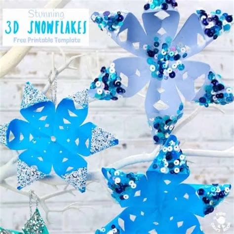 20 Stunning Snowflake Crafts For Kids Artsy Craftsy Snowflake Activities For Kindergarten - Snowflake Activities For Kindergarten