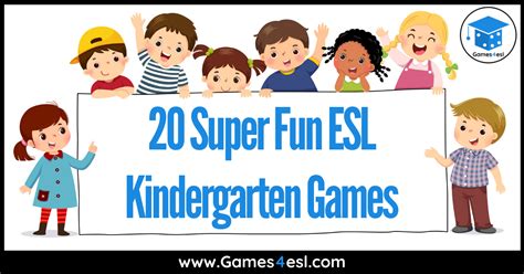20 Super Fun Esl Kindergarten Games Games4esl Kindergarten Esl Activities - Kindergarten Esl Activities