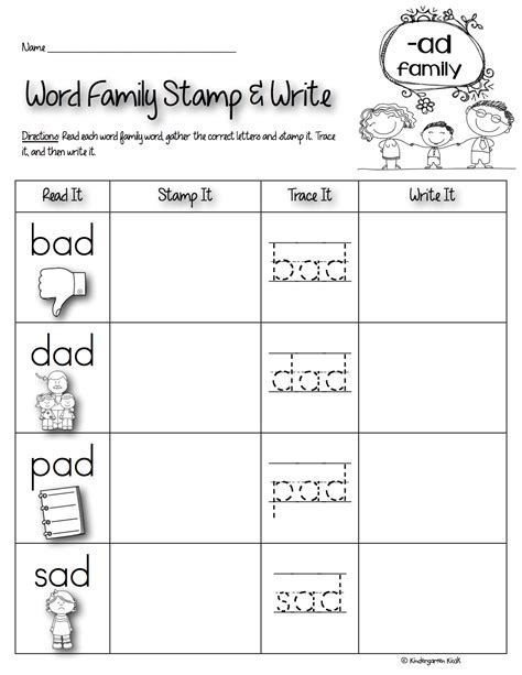 20 Un Word Family Worksheets Kindergarten Worksheet From Family Worksheet  Kindergarten - Family Worksheet, Kindergarten