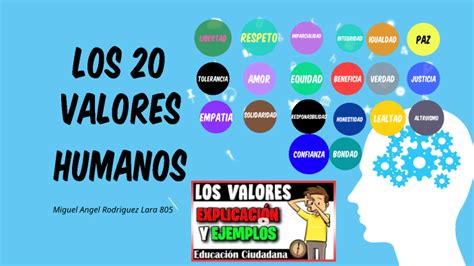 20 Valores Humanos