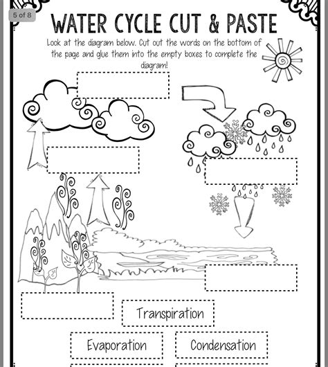 20 Water Cycle Worksheets For Kindergarten Worksheet From Water Cycle Worksheet Kids - Water Cycle Worksheet Kids