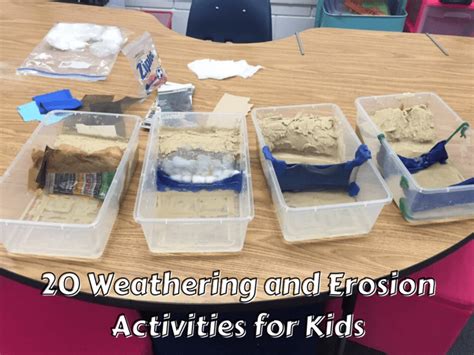 20 Weathering And Erosion Activities For Kids Teaching Erosion Activities For 4th Grade - Erosion Activities For 4th Grade