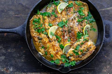 20-minute Fish Piccata Recipe l The Mediterranean …