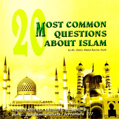 Full Download 20 Most Common Questions About Islam Zakir Naik 