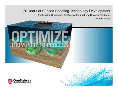 Read Online 20 Years Of Subsea Boosting Technology Development 