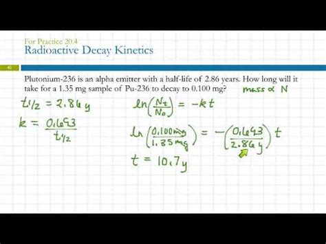 20.6: The Kinetics of Radioactive Decay and Radiometric Dating