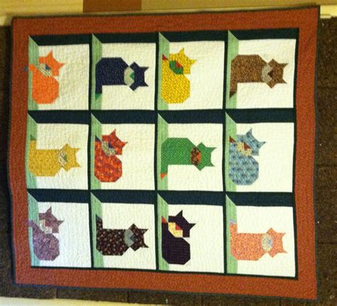 200 Quilting Cats & Dogs ideas quilts, cat quilt, animal quilts