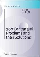 200 contractual problems and their solutions