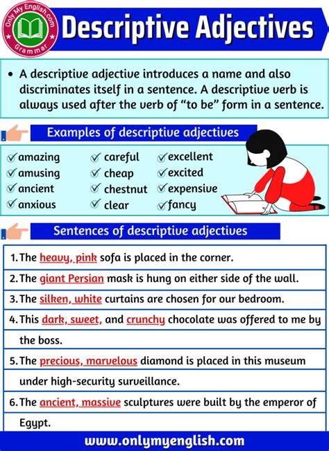 200 Descriptive Adjectives And Their Definitions Improve Your Adjectives To Describe Writing - Adjectives To Describe Writing