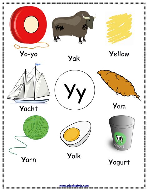 200 Objects That Start With Y Household Items Pictures That Begin With Letter Y - Pictures That Begin With Letter Y